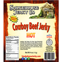 4oz Cowboy Cut Hot Beef Jerky