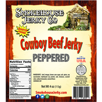 4oz Cowboy Cut Peppered Beef Jerky