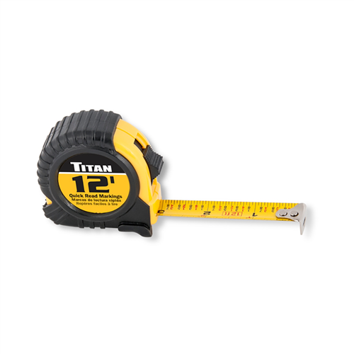 Titan 10904 Titan 12 Ft. Tape Measure