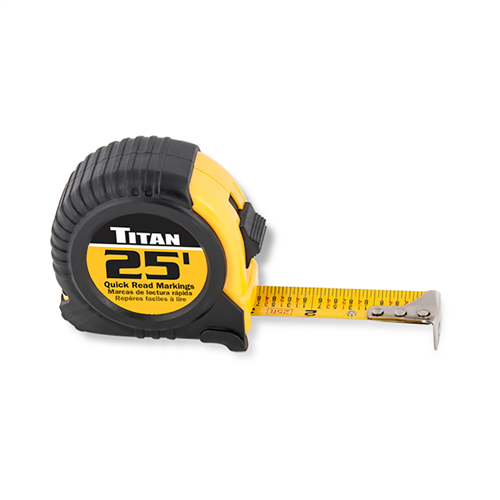 Titan 10906 Titan 25 Ft. Tape Measure