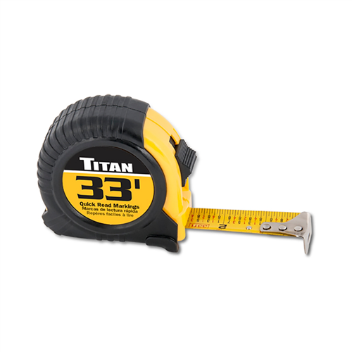 Titan 10908 Titan 33 Ft. Tape Measure