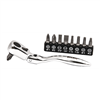 TitanÂ® 10-Piece Micro Flex Bit Driver