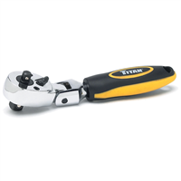 Titan 11350 1/4 in. and 3/8 in. Drive Combination Stubby Flex Ratchet