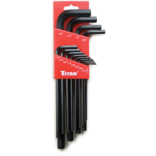 13 pc SAE Long Arm Hex Key Set