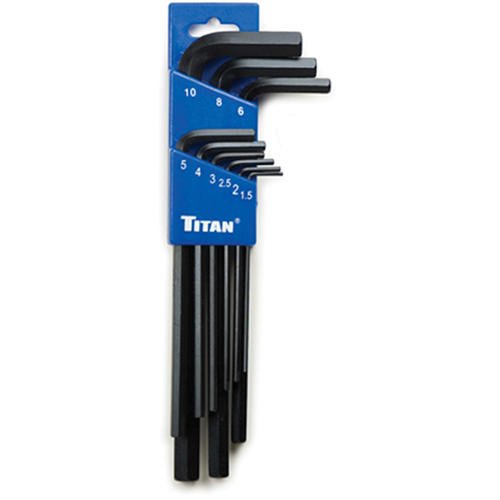 9 pc Metric Long Hex Key Set