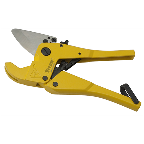 TitanÂ® Ratcheting PVC Pipe Cutter