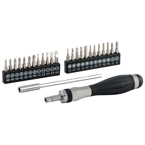 TitanÂ® 26-Piece Ratcheting Precision Screwdriver