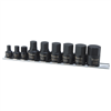 TitanÂ® 9-Piece 1/4 in. Drive Stubby Fractional SAE Hex Bit Socket Set