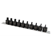 TitanÂ® 10-Piece Stubby Star Bit Socket Set