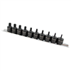 TitanÂ® 10-Piece Tamper Resistant Stubby Star Bit Socket Set