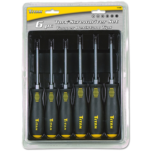 Titan 17210 6pc Tamper Resist Torx Driver