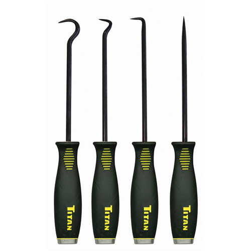 4-Piece Jumbo Bolstered Pick and Hook Set