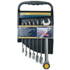 TitanÂ® 7-Piece Ratcheting Metric Combination Wrench Set