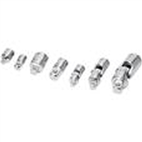 Titan 17407 7Pc Chrome Adapter And Universal Joint Set