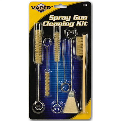 Spray Gun Cleaning Kit, Six Assorted Brushes, Ideal For Cleaning All Types Of Paint Spray Guns