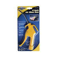 Air Blow Gun 4", Variable Air Pressure Control, Durable Plastic Body And Nozzle