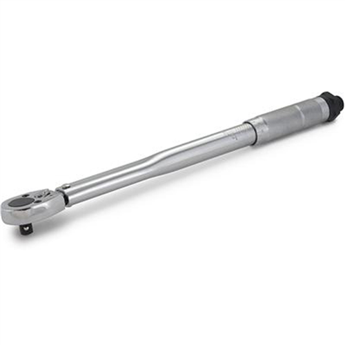 Micrometer Style Torque Wrench, 3/8" Drive, 60 to 960 in/lbs, Reversible, with Locking Handle