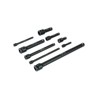 TitanÂ® 9-Piece Assorted Impact Extension Bar Set