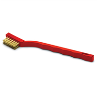 Small Brass Wire Brush, Brass Bristles Ideal for Cleaning Aluminum Welds