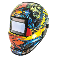 TitanÂ® Solar Powered Auto Dark Welding Helmet - Forge Skull