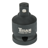 TitanÂ® 1/2 in. x 3/8 in. Drive Reducing Adapter