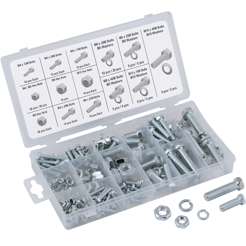 Titan 240-Piece Metric Nut and Bolt Assortment