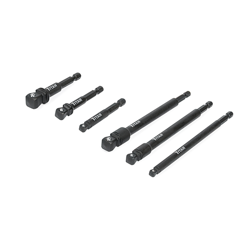 TitanÂ® 6-Piece Impact Wobble Adapter Set
