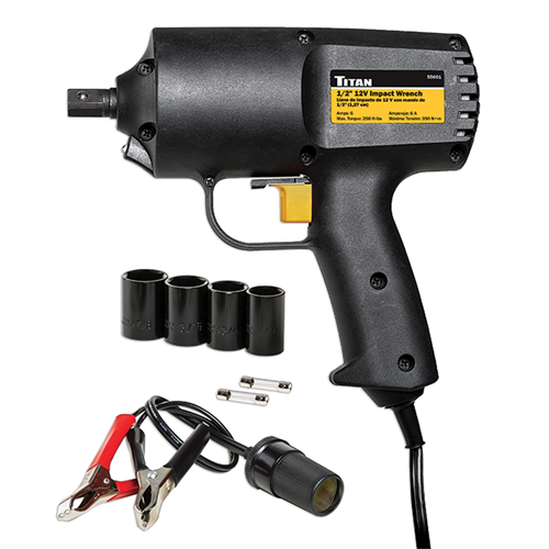 Titan 55601 Titan 12v Impact Wrench Set