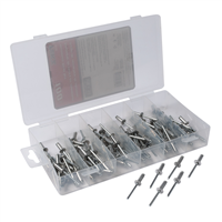 100 Piece 3/16 in x 1/2 in Aluminum/Steel Rivet Set
