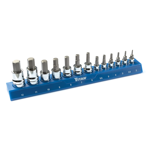 13 pc. Metric HEX Bit Socket Set