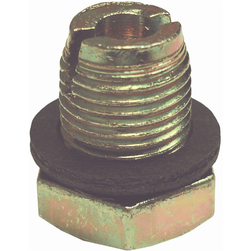 The Main Resource 7727Sk 1/2" Dos Drain Plug Machined W/ Fiber - 3/4" Hex