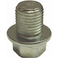 The Main Resource 77-38X Drain Plug 12Mm - 1.25" Regular Point Zinc Plate