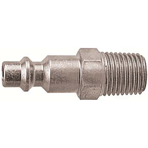 Industrial Type-D Male Plug 1/4 in. Body 1/4 in. NPT