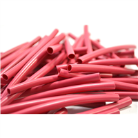 The Main Resource Ht60-50 3" Red Heat Shrink Tubing Dual Wall 1/8" 50-Pk