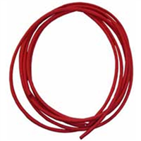 The Main Resource Htr1-10 10' Roll Red Heat Shrink Tubing Thin Wall - 1/8"