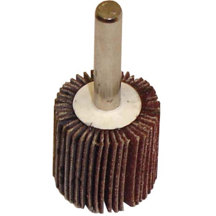 Flap Wheel 1" x 1" x 1/4" - 80 Grit, Abrasive Sandpaper