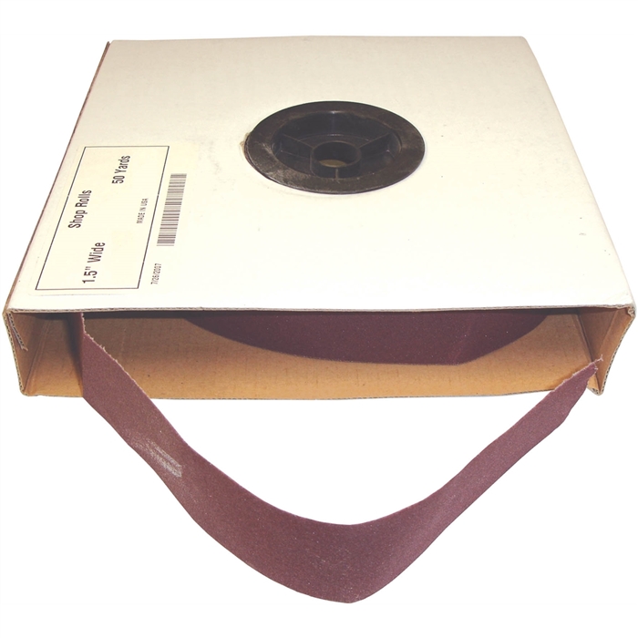 60 Grit Aluminum Oxide, Shop Roll 1" x 50 Yards