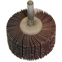 Flap Wheel 2" x 1" x 1/4" - 180 Grit, Abrasive Sandpaper