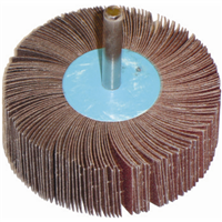 Flap Wheel 3" x 1" x 1/4" - 180 Grit, Abrasive Sandpaper