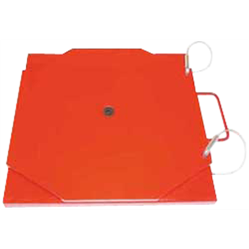 Powder Coated Mild Steel Turn Plate Set with 8,000 lb. Capacity (Set of 2)