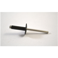 The Main Resource Pr5172-100 Aluminum Steel Black Door Handle Rivet 1/4"