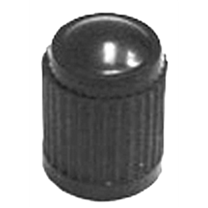 100-pk of Universal Fit Black Plastic Tire Valve Stem Caps