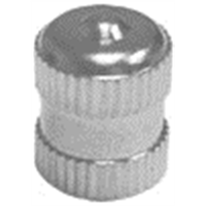 100-Pack of Long Metal Dome Tire Valve Cap with Seal