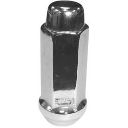 XX Long Bulge Style Acorn Chrome Lug Nut 9/16" Thread, 3/4" Hex, 2.32" Height