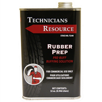 Technicians Resource Branded Buffing Solution (Rubber Prep), Flammable, 32 oz. Can (6 Per Case)