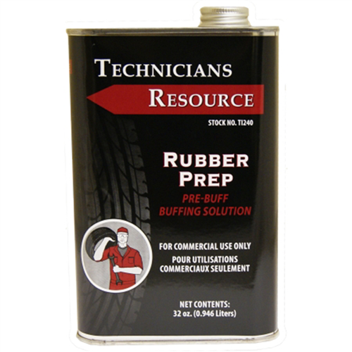 Technicians Resource Branded Buffing Solution (Rubber Prep), Flammable, 32 oz. Can (6 Per Case)