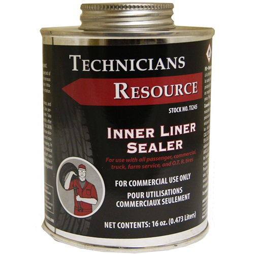 Technician's Resource Branded Inner Liner Sealer, Tire Repair, 16 oz. Can, 6 Per Case