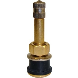 Straight Brass Truck Valve, Height 2.00 in. - .625 in. Valve Hole