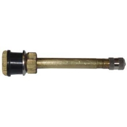 Straight Brass Truck Valve, Height 3.38 in. - .625 in. Valve Hole