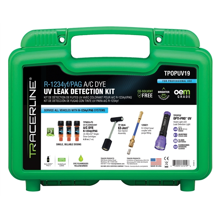 R1234yf/PAG A/C Dye UV Leak Detection Kit